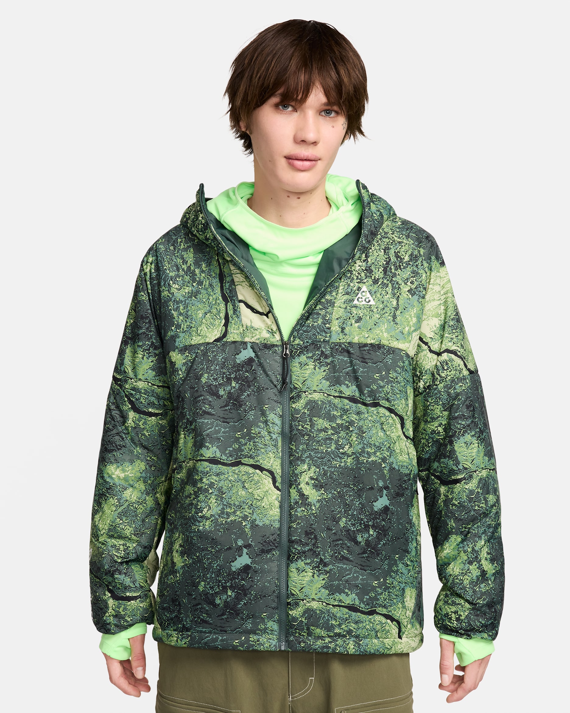 ナイキ ACG Therma-FIT ADV \"Rope de \" Nike ACG Therma-FIT ADV Rope de Dope Men's Full-Zip Allover